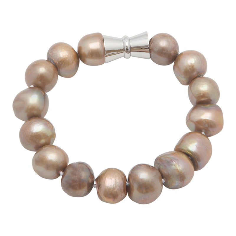 paparazzi all dressed uptown brown Hollywood HEELS Brown Bracelet
