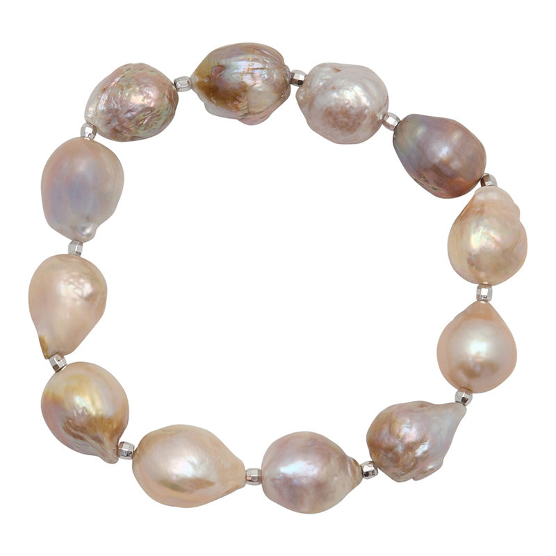 COM44 Stretchable Pearls Bracelet  Two Pairs of Two Layers Bracelet  Buy  Indian Fashion Jewellery